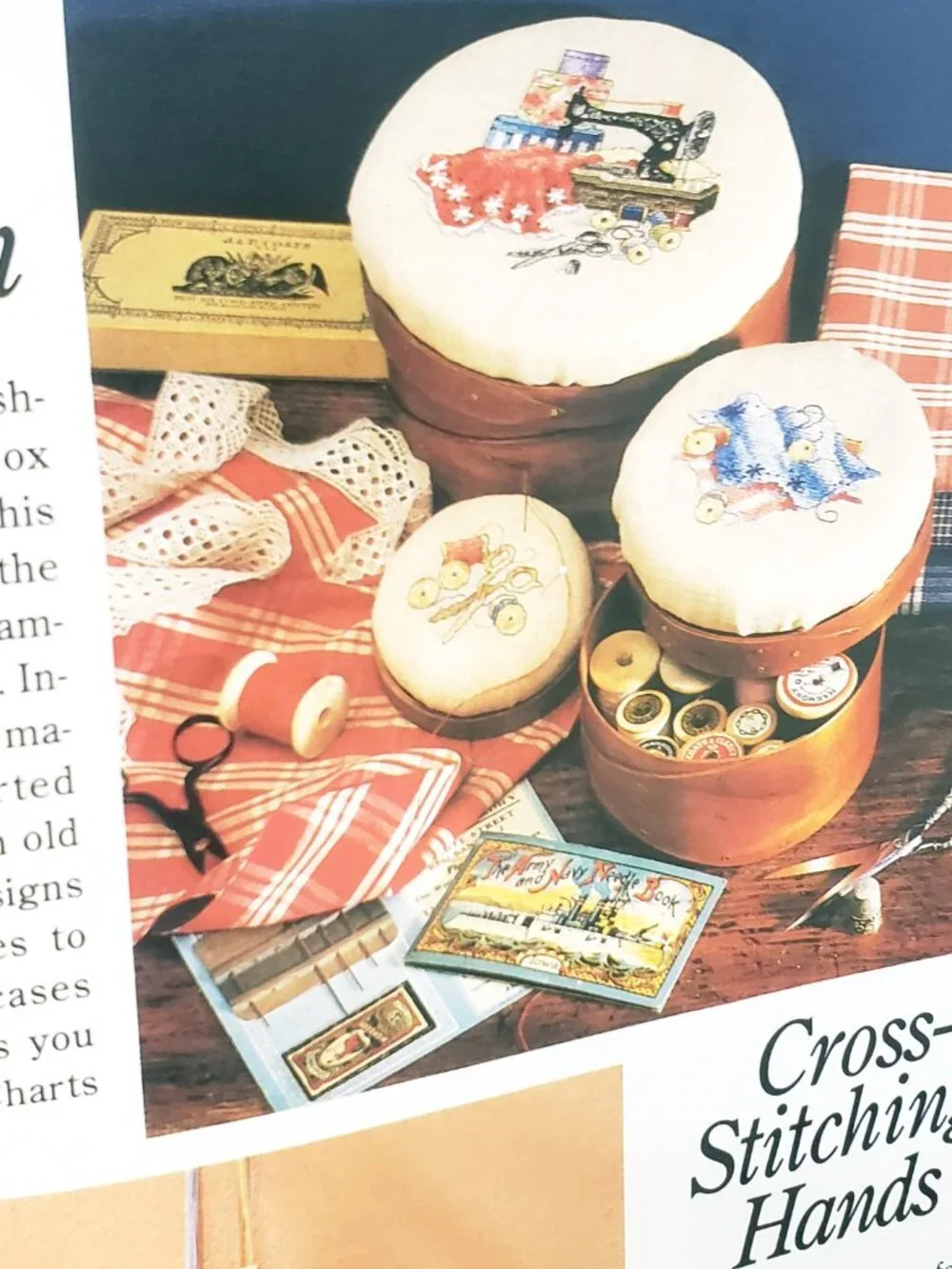 Just CrossStitch Magazine May June 1994 In a Garden Hobby Samplers Piano Lesson